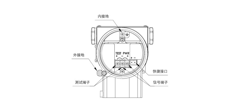 单晶硅压力变送器接线