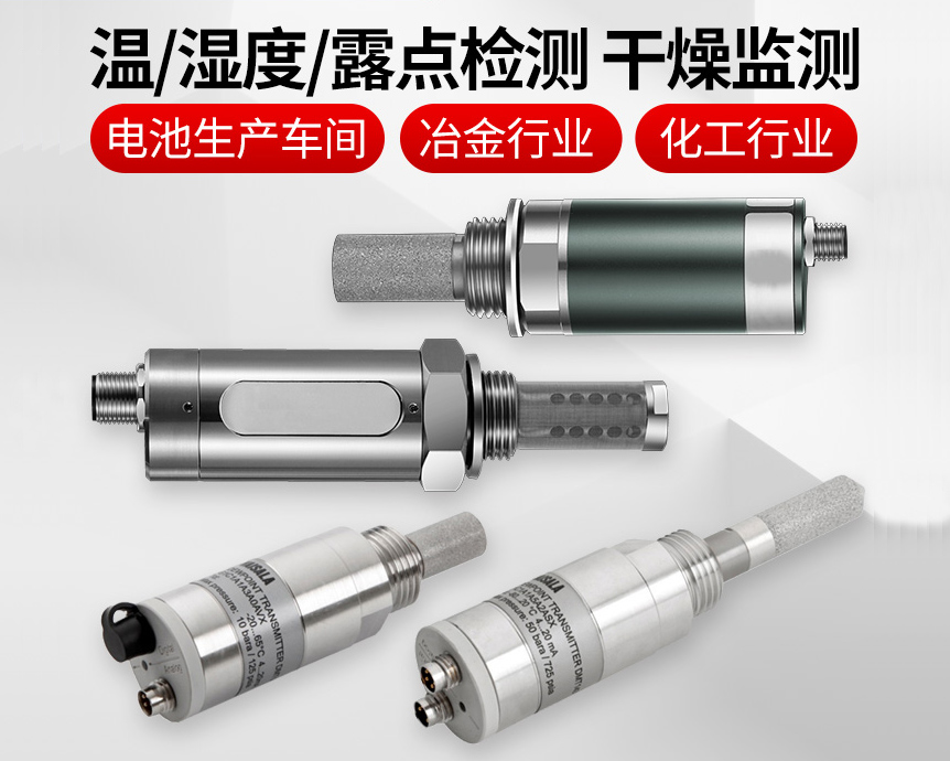 赢咖5显示屏露点仪变送器温湿度传感器探头RS485锂电